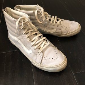 Vans SK8-Hi Slim zip womens leather wind chime ❤️